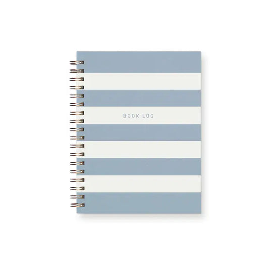 Striped Book Log Reading Journal